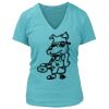 Women's Premium Deep V-Neck T-Shirt Thumbnail