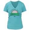Women's Premium Deep V-Neck T-Shirt Thumbnail