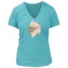 Women's Premium Deep V-Neck T-Shirt Thumbnail