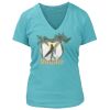 Women's Premium Deep V-Neck T-Shirt Thumbnail