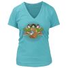 Women's Premium Deep V-Neck T-Shirt Thumbnail