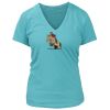 Women's Premium Deep V-Neck T-Shirt Thumbnail