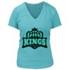 Women's Premium Deep V-Neck T-Shirt Thumbnail
