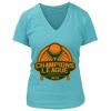 Women's Premium Deep V-Neck T-Shirt Thumbnail
