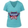 Women's Premium Deep V-Neck T-Shirt Thumbnail