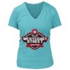 Women's Premium Deep V-Neck T-Shirt Thumbnail