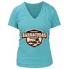 Women's Premium Deep V-Neck T-Shirt Thumbnail