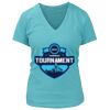 Women's Premium Deep V-Neck T-Shirt Thumbnail