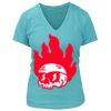 Women's Premium Deep V-Neck T-Shirt Thumbnail