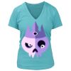 Women's Premium Deep V-Neck T-Shirt Thumbnail
