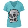 Women's Premium Deep V-Neck T-Shirt Thumbnail