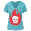 Women's Premium Deep V-Neck T-Shirt Thumbnail