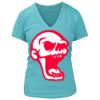 Women's Premium Deep V-Neck T-Shirt Thumbnail
