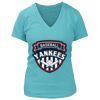 Women's Premium Deep V-Neck T-Shirt Thumbnail