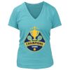 Women's Premium Deep V-Neck T-Shirt Thumbnail