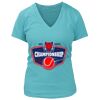 Women's Premium Deep V-Neck T-Shirt Thumbnail
