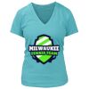 Women's Premium Deep V-Neck T-Shirt Thumbnail