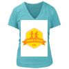 Women's Premium Deep V-Neck T-Shirt Thumbnail