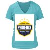 Women's Premium Deep V-Neck T-Shirt Thumbnail