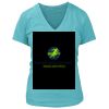 Women's Premium Deep V-Neck T-Shirt Thumbnail