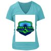 Women's Premium Deep V-Neck T-Shirt Thumbnail
