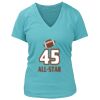 Women's Premium Deep V-Neck T-Shirt Thumbnail