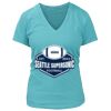 Women's Premium Deep V-Neck T-Shirt Thumbnail