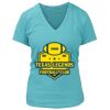 Women's Premium Deep V-Neck T-Shirt Thumbnail