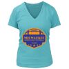 Women's Premium Deep V-Neck T-Shirt Thumbnail