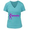 Women's Premium Deep V-Neck T-Shirt Thumbnail