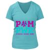 Women's Premium Deep V-Neck T-Shirt Thumbnail