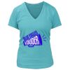 Women's Premium Deep V-Neck T-Shirt Thumbnail