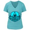 Women's Premium Deep V-Neck T-Shirt Thumbnail