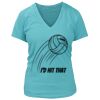 Women's Premium Deep V-Neck T-Shirt Thumbnail