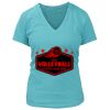 Women's Premium Deep V-Neck T-Shirt Thumbnail