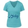 Women's Premium Deep V-Neck T-Shirt Thumbnail
