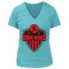 Women's Premium Deep V-Neck T-Shirt Thumbnail