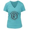 Women's Premium Deep V-Neck T-Shirt Thumbnail