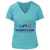 Women's Premium Deep V-Neck T-Shirt Thumbnail