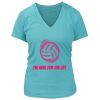 Women's Premium Deep V-Neck T-Shirt Thumbnail