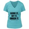 Women's Premium Deep V-Neck T-Shirt Thumbnail