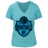 Women's Premium Deep V-Neck T-Shirt Thumbnail