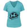 Women's Premium Deep V-Neck T-Shirt Thumbnail
