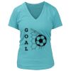 Women's Premium Deep V-Neck T-Shirt Thumbnail