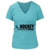 Women's Premium Deep V-Neck T-Shirt Thumbnail