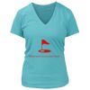 Women's Premium Deep V-Neck T-Shirt Thumbnail