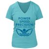 Women's Premium Deep V-Neck T-Shirt Thumbnail