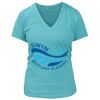 Women's Premium Deep V-Neck T-Shirt Thumbnail