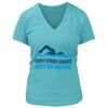 Women's Premium Deep V-Neck T-Shirt Thumbnail