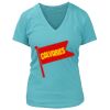 Women's Premium Deep V-Neck T-Shirt Thumbnail